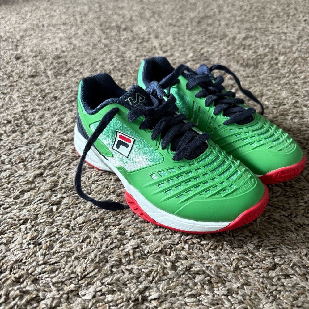 Fila Blue and Green tennis Shoes